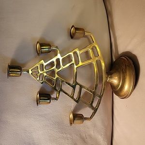 VTG Brass Christmas Tree Candelaria
